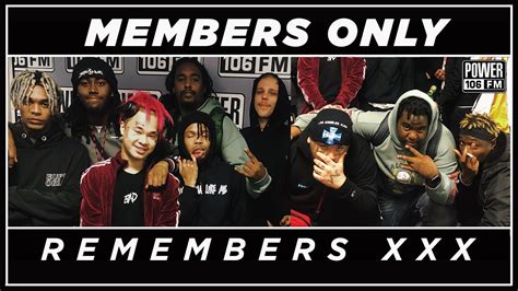 Members Only Share Favorite Memories With Xxxtentacion Best Part Of Making Vol 4 Youtube