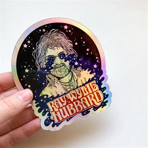Holographic Cosmic Ray Sticker Ray Wylie Hubbard Store