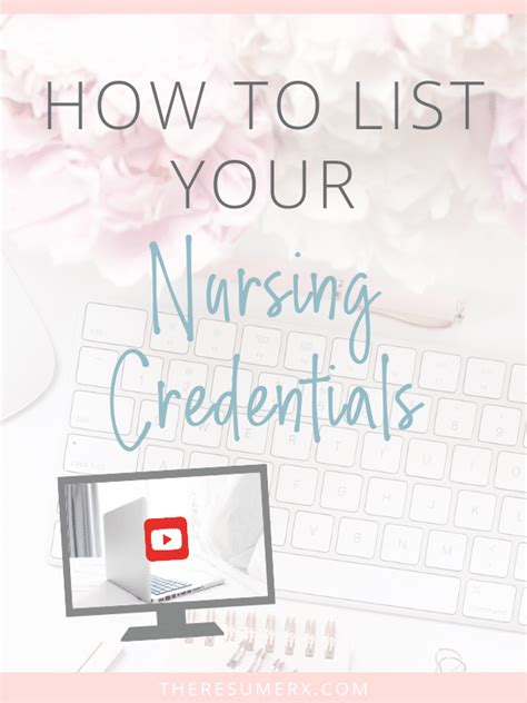 How To Write Nursing Credentials Tips From An Expert Video