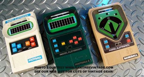 Old School Hand Held Video Games From The 1970s Old School