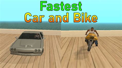 Gta San Andreas Fastest Car And Bike Location Nrg 500 Bike And
