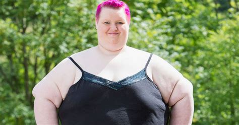 Britains Fattest Woman Georgia Davis Using Gym Has Skinny Sunday