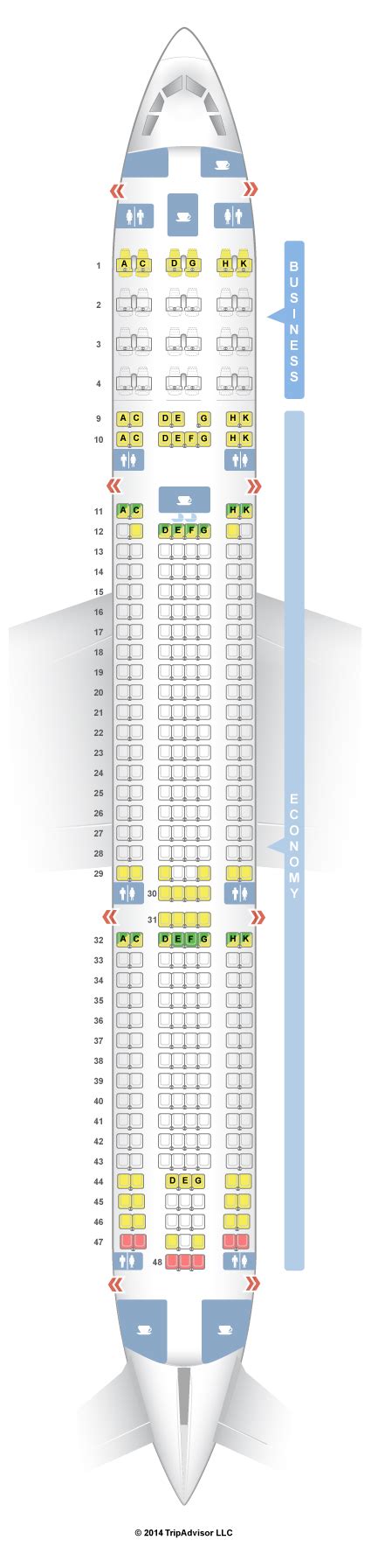 A330 200 Aer Lingus Seat Map