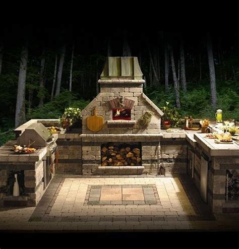 41 Hottest Outdoor Fireplace Designs Ideas For Barbecue Party Outdoor
