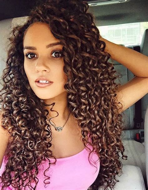 Elegant Curly Hairstyles For Long Hair In 2019 Curly Hair Styles