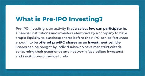 How To Invest In Pre Ipos And How They Work Equitynet
