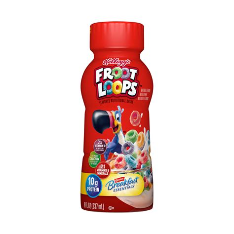 Nestle Sensations Froot Loops Cereal Flavored Lowfat Milk 14 Fl Oz