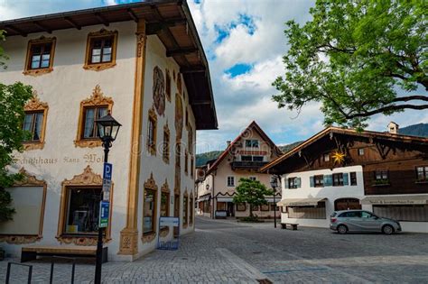 The Wonderful And Famous Painted Houses Of Oberammergau In Bavaria
