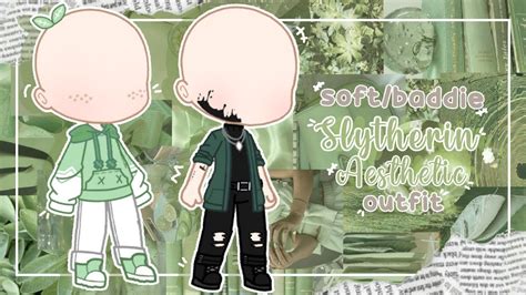 ♡☁softbaddie Slytherin Asethetic Boy Outfit Ideas Gacha Club