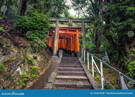 Kyoto May 28 2019 Torii Gates Of The Fushimi Inari Shinto Shrine In