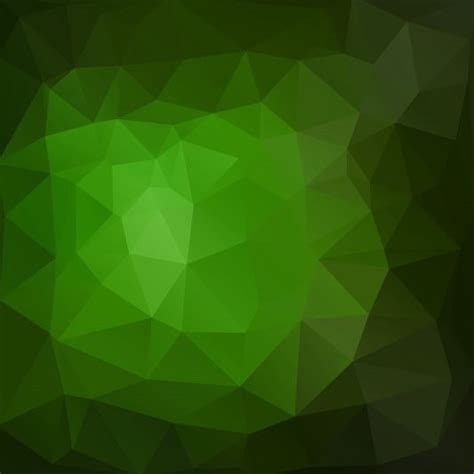 Green Low Poly Abstract Background Vector Illustration Free Vector