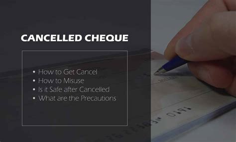 Cancelled Cheque Complete Guide What It Is Is It Safe How To