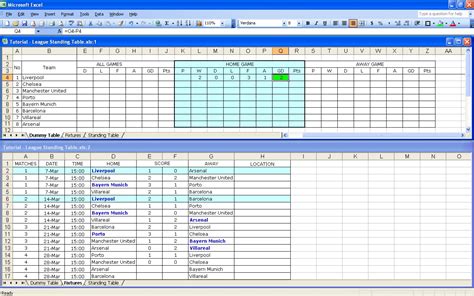 Darts League Excel Spreadsheet – db-excel.com
