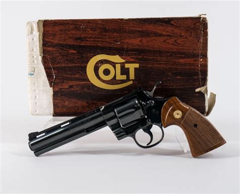 Sold Price Colt Python 357 Magnum 6 Revolver May 6 0120 100 Pm Edt