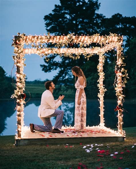20 Most Romantic Wedding Marriage Proposal Ideas My Deer Flowers