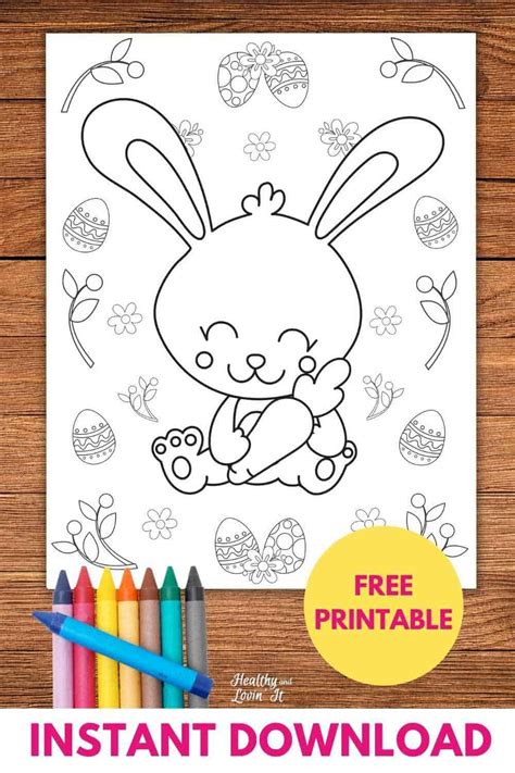 Cute Easter Coloring Pages Free Printables