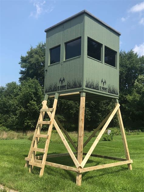 Octagon Deer Hunting Blind Tour Elevated And Ready To Hunt Atelier