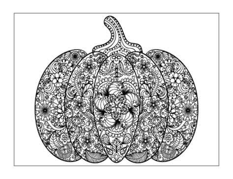 Halloween Coloring Pages (for older kids) - Gift of Curiosity