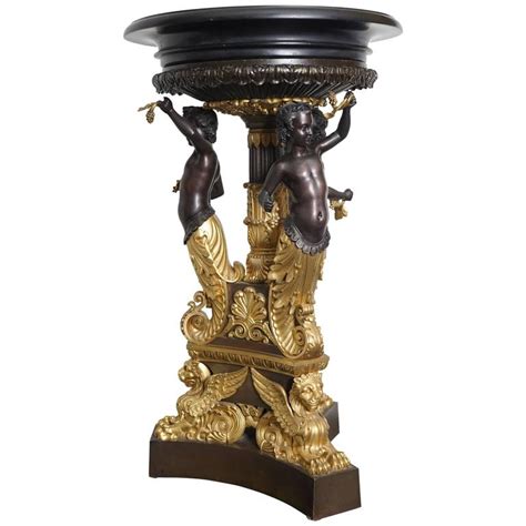 Exceptional Empire Centerpiece Homage To Bacchus Bronze And Marble For Sale At 1stdibs