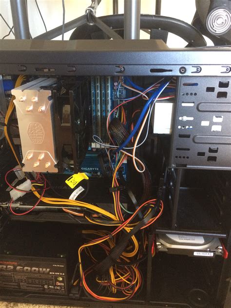 This Is A Picture Of My Old Computer In 2018 Before I Organized Its