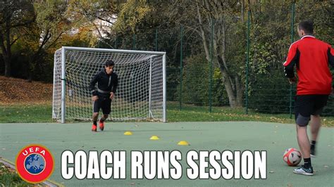 Uefa B License Coach Runs Training Session Youtube