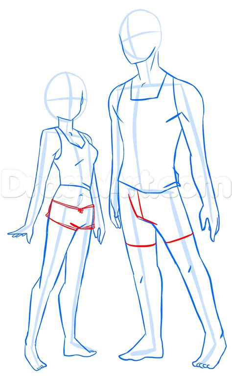 How To Draw Anime Anatomy Step 18 Guided Drawing Anime Drawings