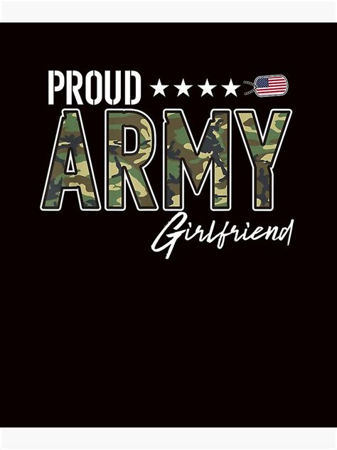 Ocp Proud Army Girlfriend Poster For Sale By Uaj82214 Redbubble