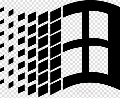 Download Windows 98 Logo Black And White Clipart Windows 98 Microsoft
