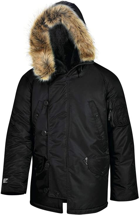 Military Style Mens N3b Snorkel Winter Parka Made In The Usa