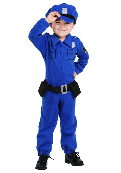 Fleece Police Costume For Toddlers