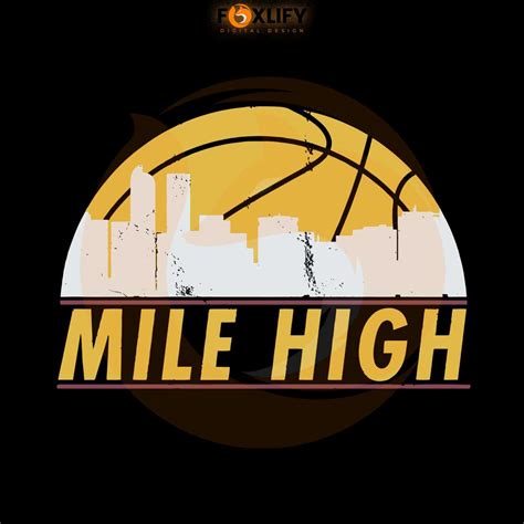 Denver Nuggets Mile High City Svg Graphic Design Files