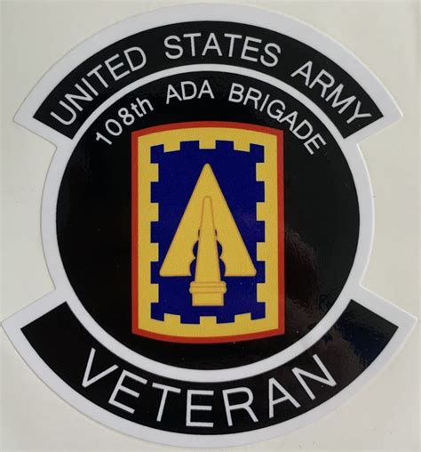 Us Army 108th Ada Air Defense Artillery Brigade Veteran