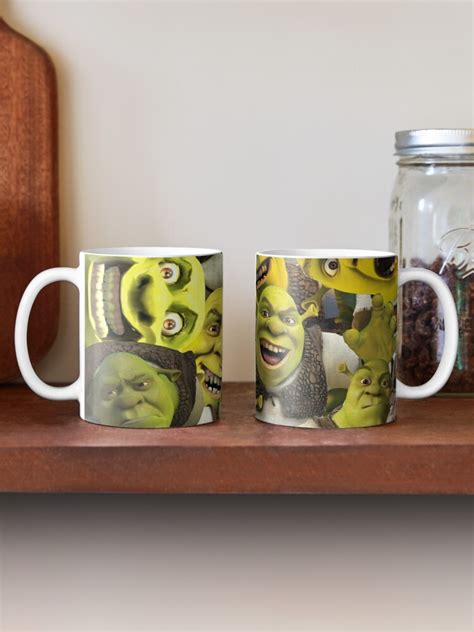 Shrek Collage Coffee Mug For Sale By Llier4 Redbubble