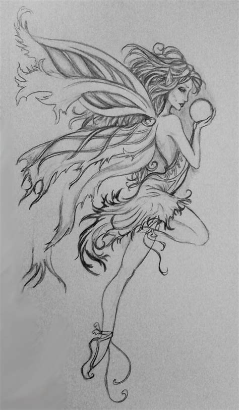 fairy drawings fairy tattoo designs sketches