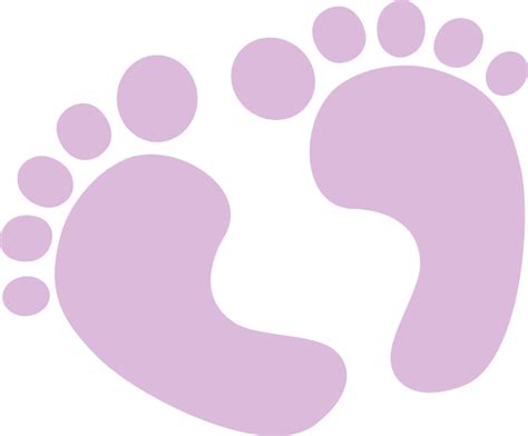 Pink Baby Feet Clip Art At Vector Clip Art Online Royalty