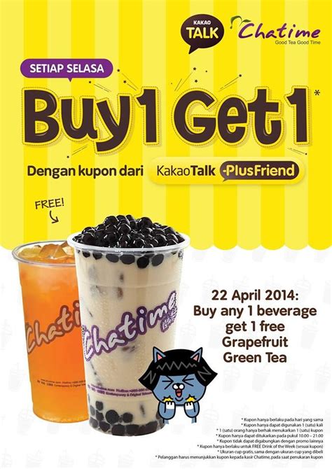 Buy 1 Get 1 Free At Chatimeindo Using Kakaotalk Indonesia Coupon