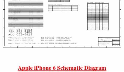 Apple iPhone 6 Schematic Diagram