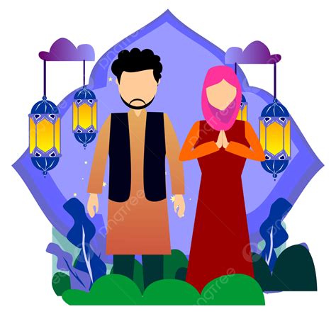 Ramadan Character Vector Png Images Illustration Of Ramadan Character