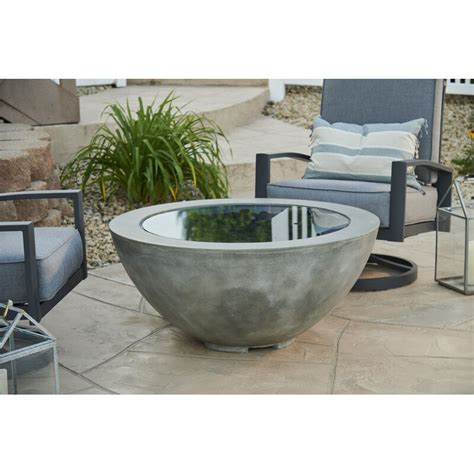 Many propane fire pits also equip temperature control and are easy to light, says elle meager, the founder of outdoor happens. The Outdoor GreatRoom Company Cove Concrete Propane ...