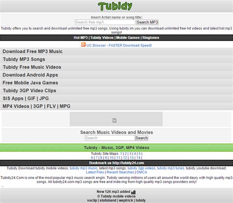 Tubidy.mobi site has some characteristics as the same vuclip, tubidy that allows users to download their videos, tubidy.com is totally liberated to download the tubidy.mobi contents. Fly on Music