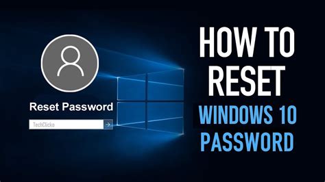 How To Reset Forgotten Windows 10 Password Youtube
