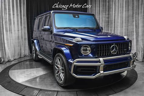 Used 2021 Mercedes Benz G63 Amg Suv Rare Designo Mystic Blue Only 1900