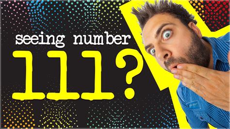Numerology 111 Meaning Do You Keep Seeing 111 Youtube