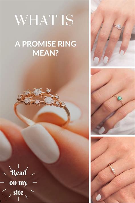What Is A Promise Ring Mean Wedding Accessories Jewelry Gold Ring
