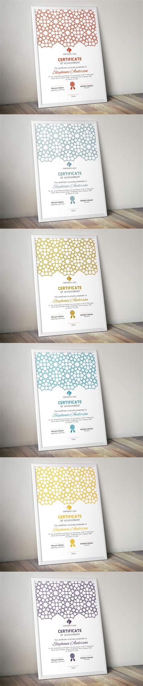 Islamic Certificate Template Docx Stationery Templates 500