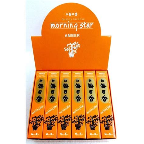 Buy Amber Morning Star Japanese Herbal Incense Sticks In Australia