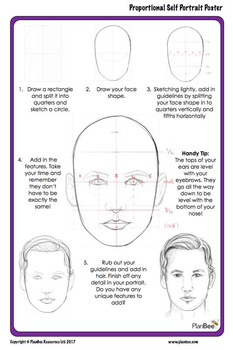 Free Step By Step Guide To Drawing A Self Portrait Self Portrait Art