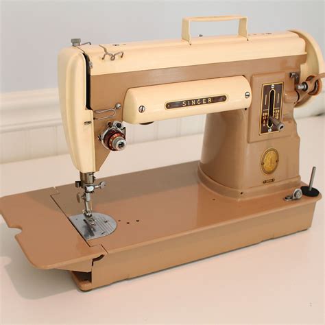 Vintage Singer Portable Sewing Machine 301a Slant Needle With