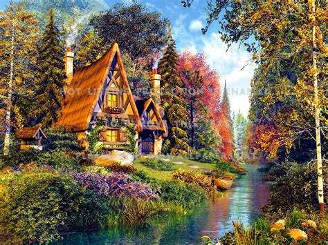 Fairytale Cottage Wallpapers Wallpaper Cave