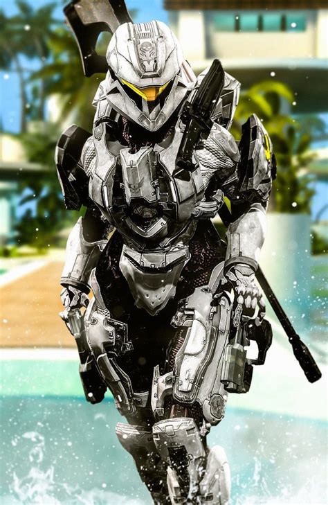 Futuristic Armour By Albert Thompson Halo Armor Halo Cosplay Armor